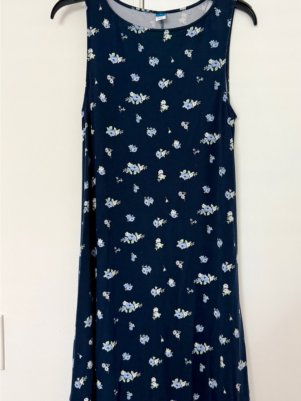 Old Navy Navy Floral Tank Dress